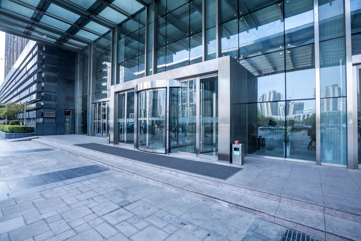 commercial security camera and access control planning for business property